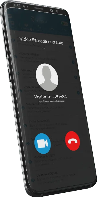 Vista de llamadas perdidas y llamadas finalizadas