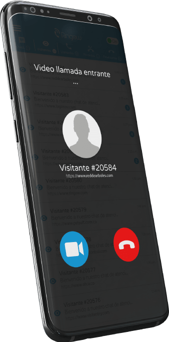 View of missed calls and completed calls