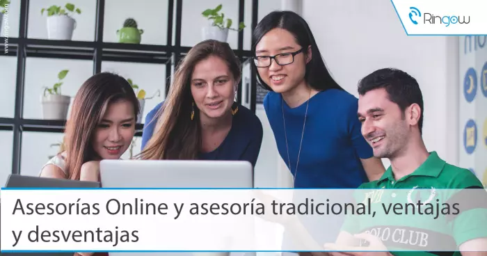 Asesorías Online y Asesoría Tradicional, ventajas y desventajas